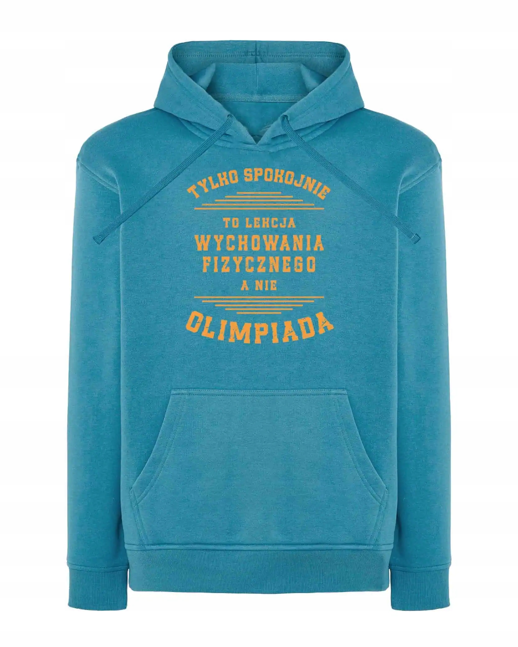 Mikina s kapucí Den učitelů tělesné výchovy Wf Modrá XL