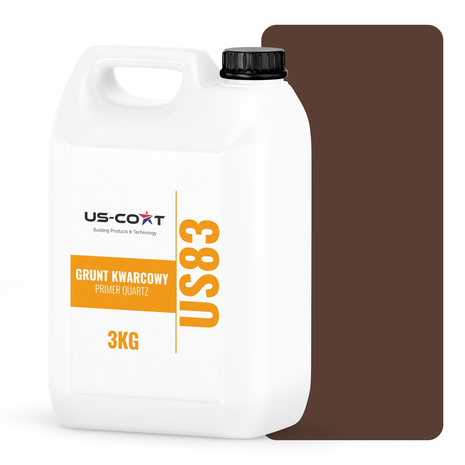 Křemenný Podklad Pod Dekorativní Omítku, Tmavě Hnědá Barva, Podklad D823 3 Kg