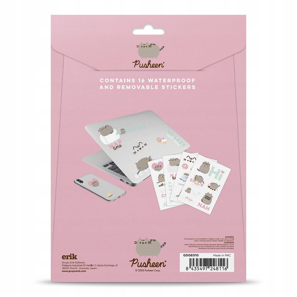 Pusheen Fodie Collection zestaw naklejek na laptop Producent Pusheen
