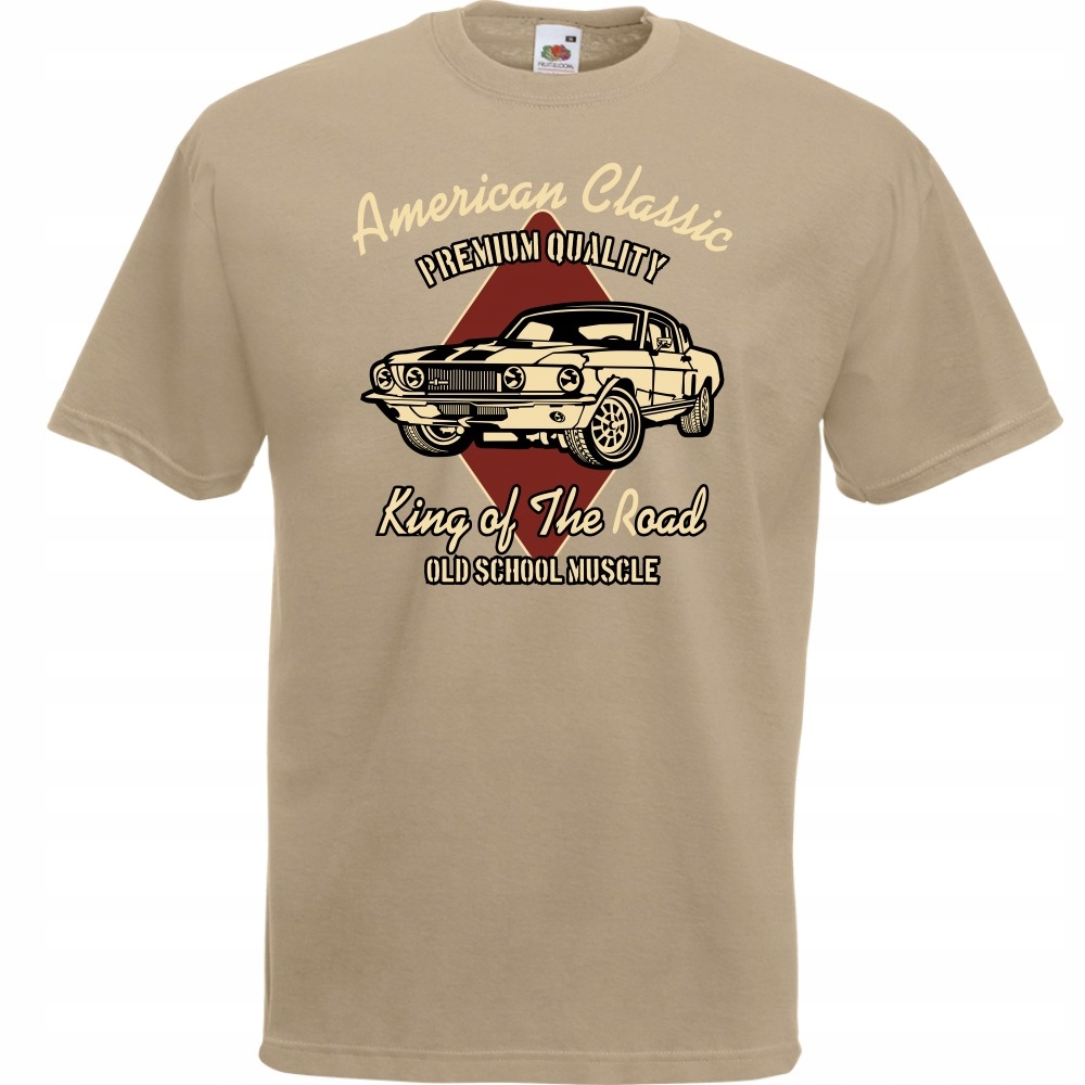 

Koszulka samochód auto oldschool M khaki