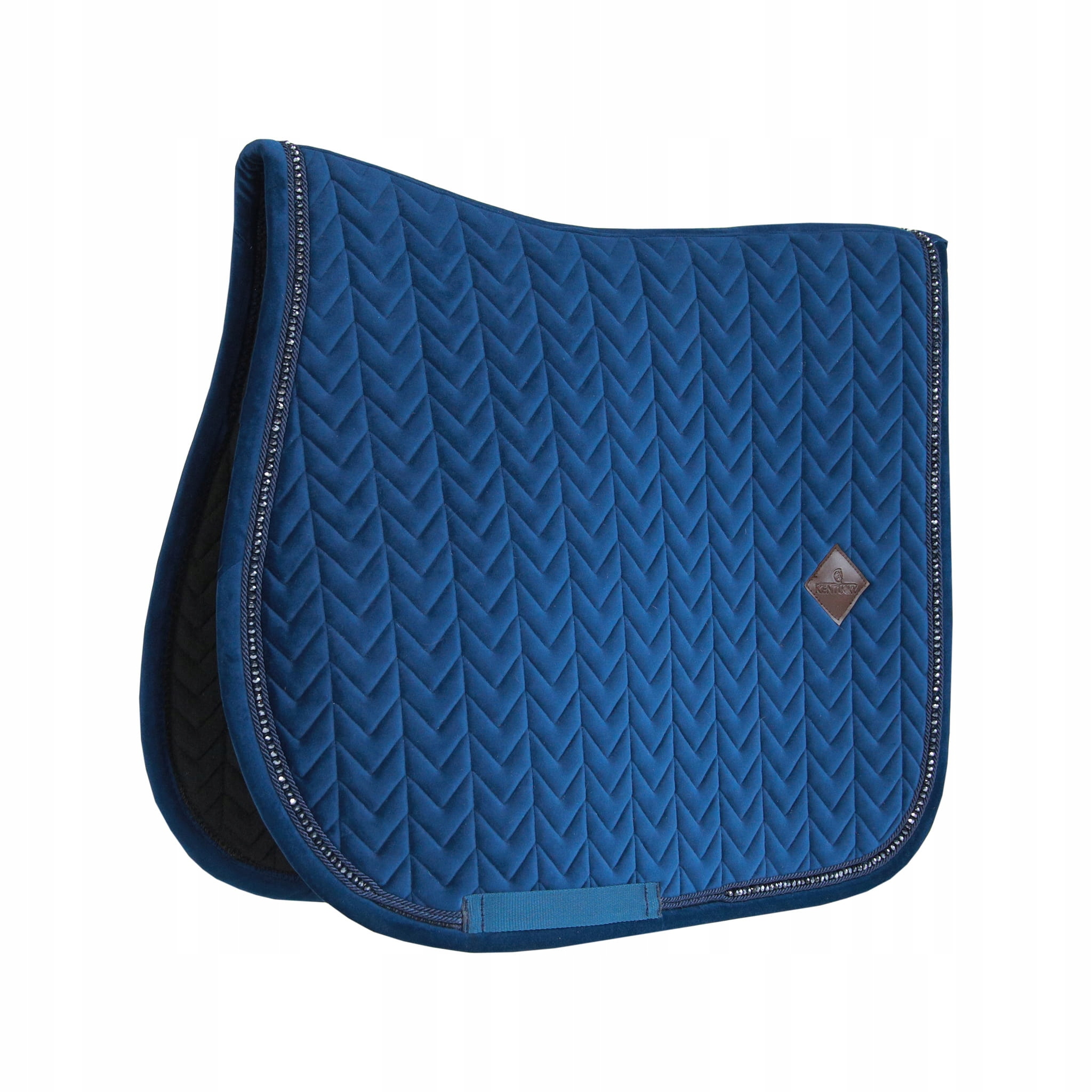Kentucky podsedlová dečka Velvet Pearls Navy Všestranná (vs)