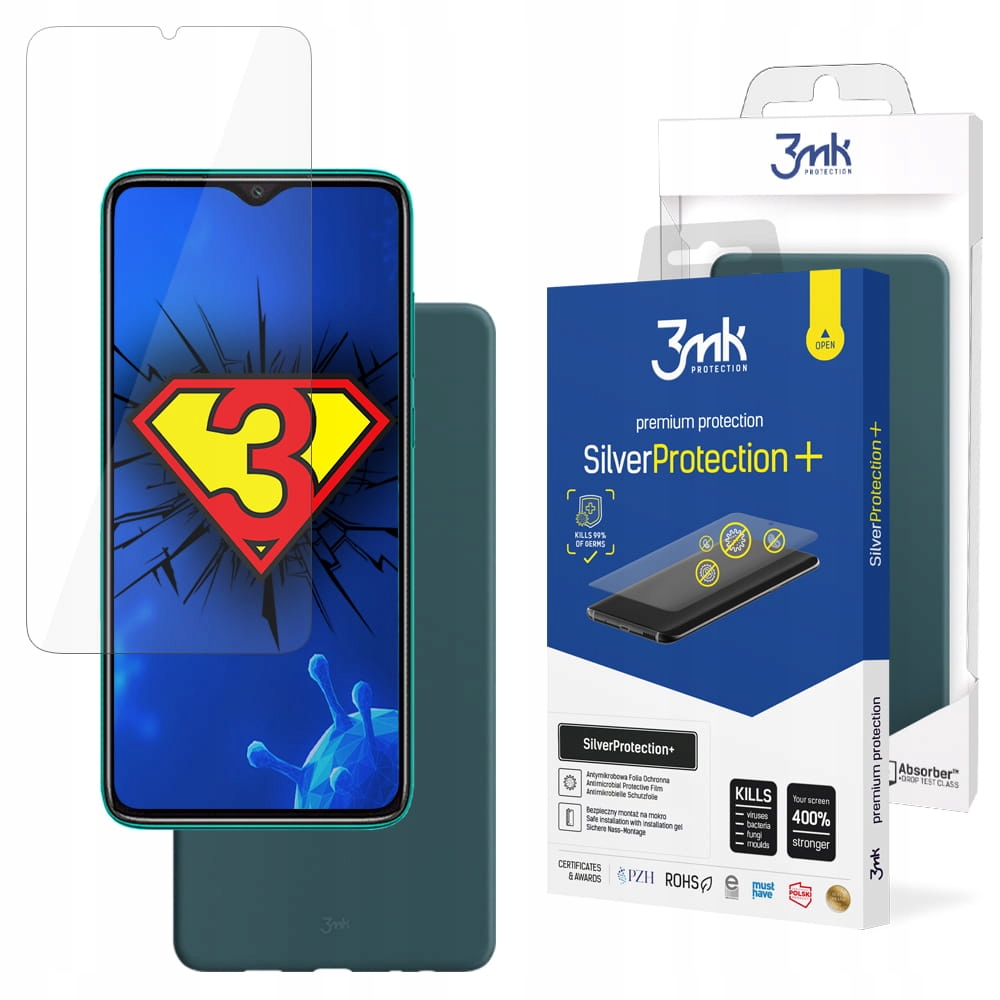 

Zielone Etui + Folia do Xiaom Redmi Note 8 Pro 3mk