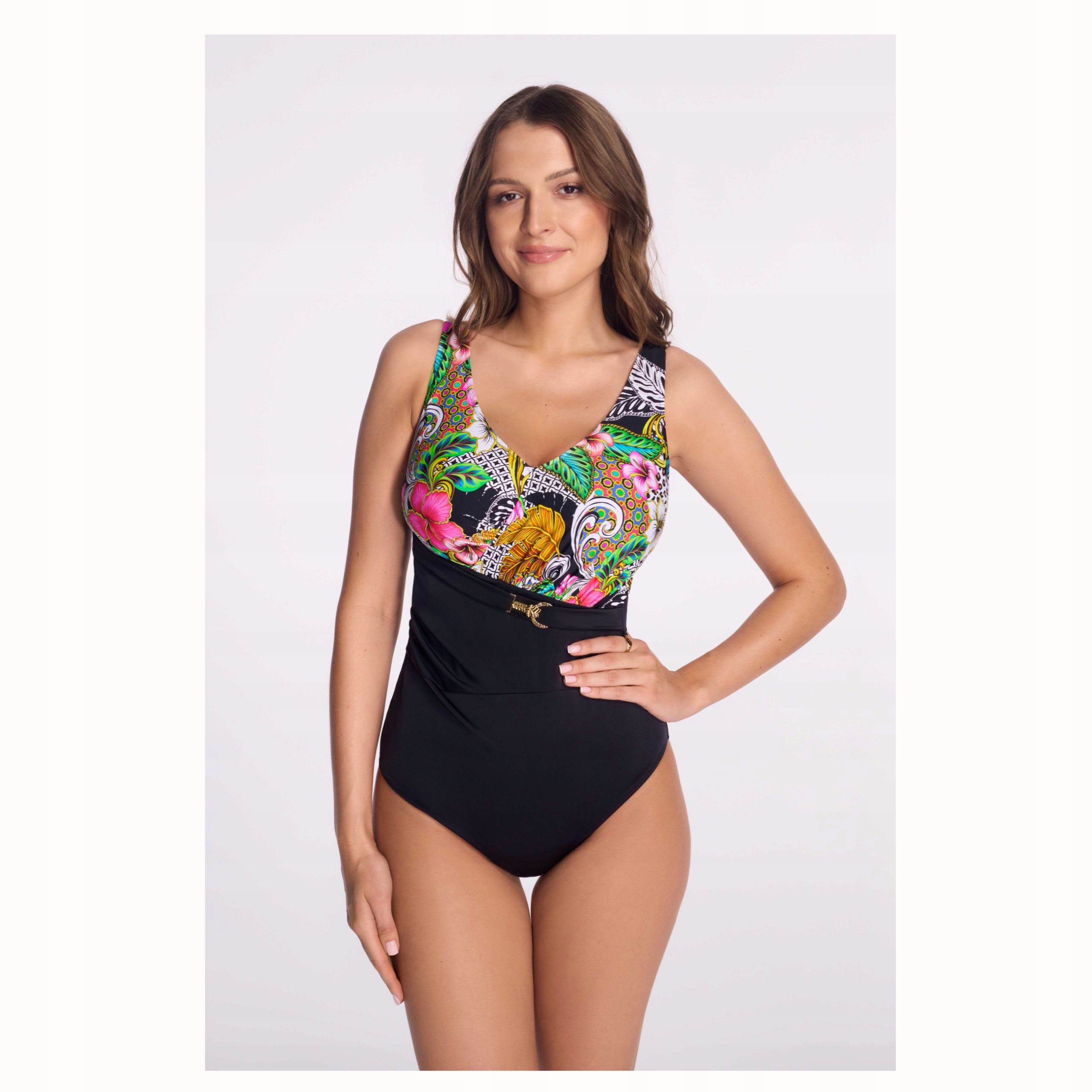 Plavky 95F jednodílný pohodlný Ava Skj 67 barevný