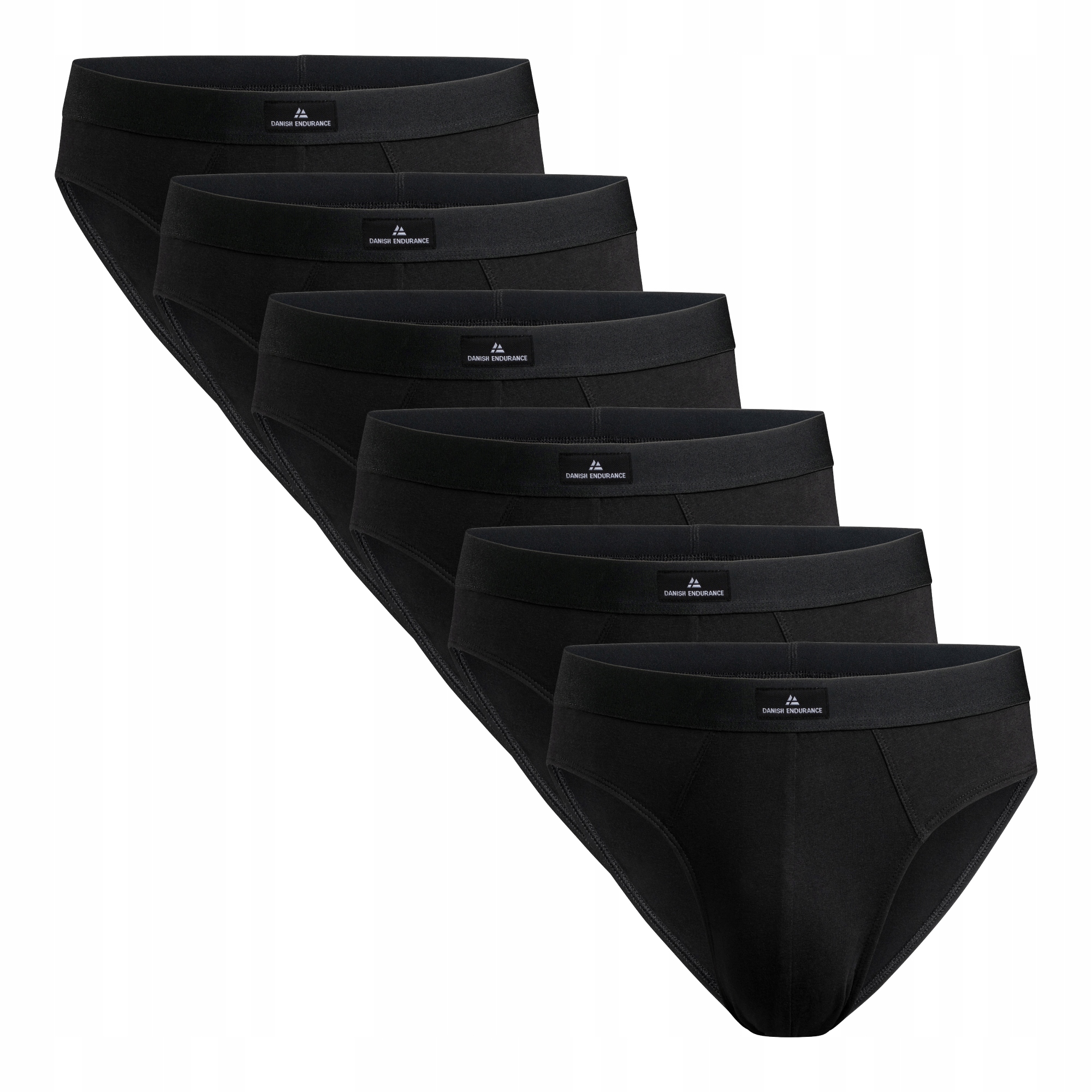 Bavlněné Slipy Danish Endurance Klasické pánské slipy 6-balení 3XL