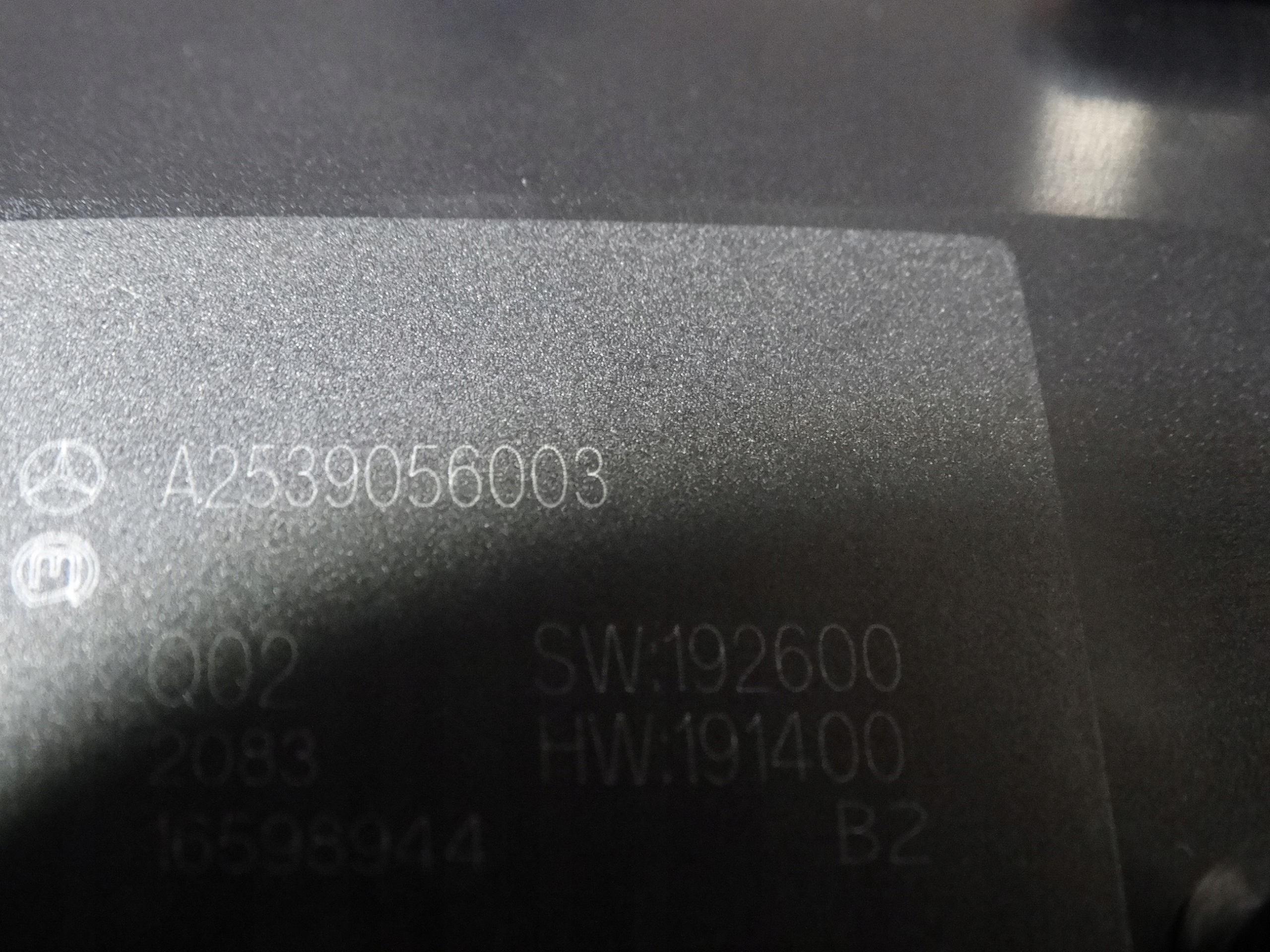 control panel NAVIGACJI RADIA MERCEDES W253 1 9