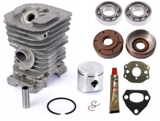 Cylinder Píst Ložiska Těsnění Sada Husqvarna 136 137 141 142