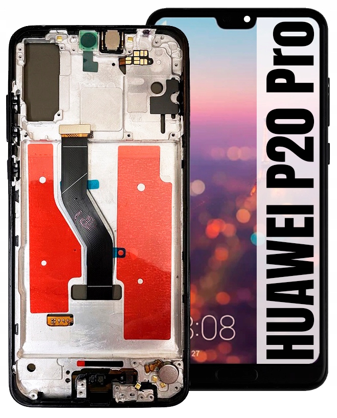 Huawei P20 Pro Oled LCD displej Obrazovka Rámeček