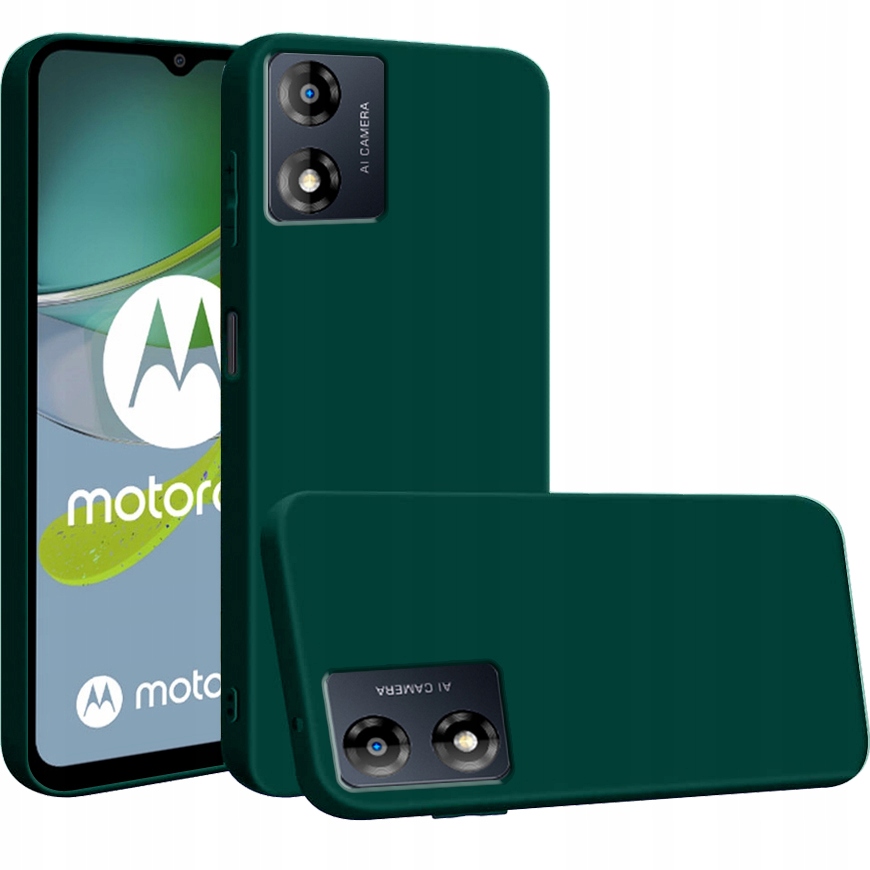 ETUI MATOWE SLIM do MOTOROLA MOTO E13 + SZKŁO 9H Dedykowany model MOTO E13