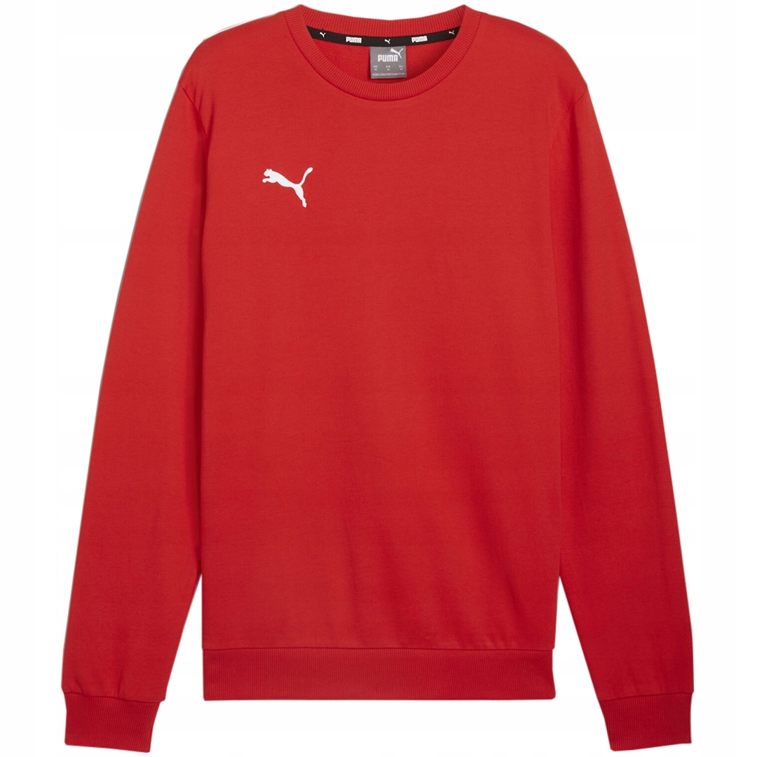 Pánská mikina Puma Team Goal Casuals Crew Neck Sweat červená S