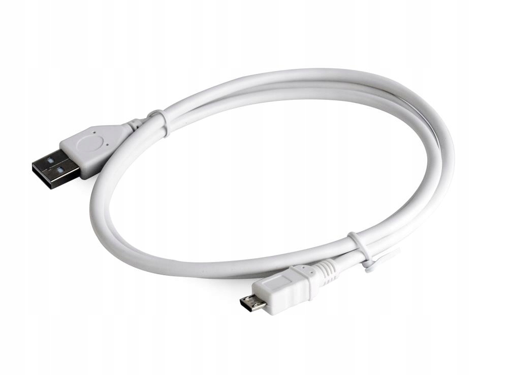 Kabel microUSB 1.8m Gembird CCP-MUSB2-AMBM-W-1M