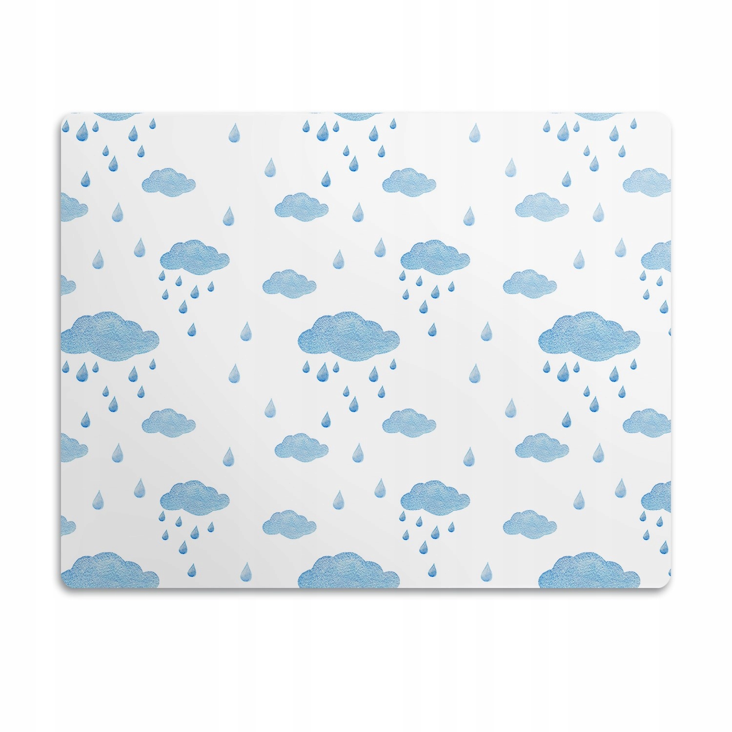 Levně Podložka pod záchod pro kočky Dešťové mraky 90x60 cm