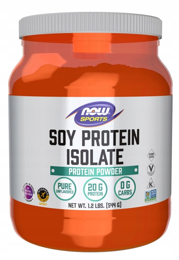 Now Foods Soy Protein Unflavored – Proteinový Izolát (příchuť...