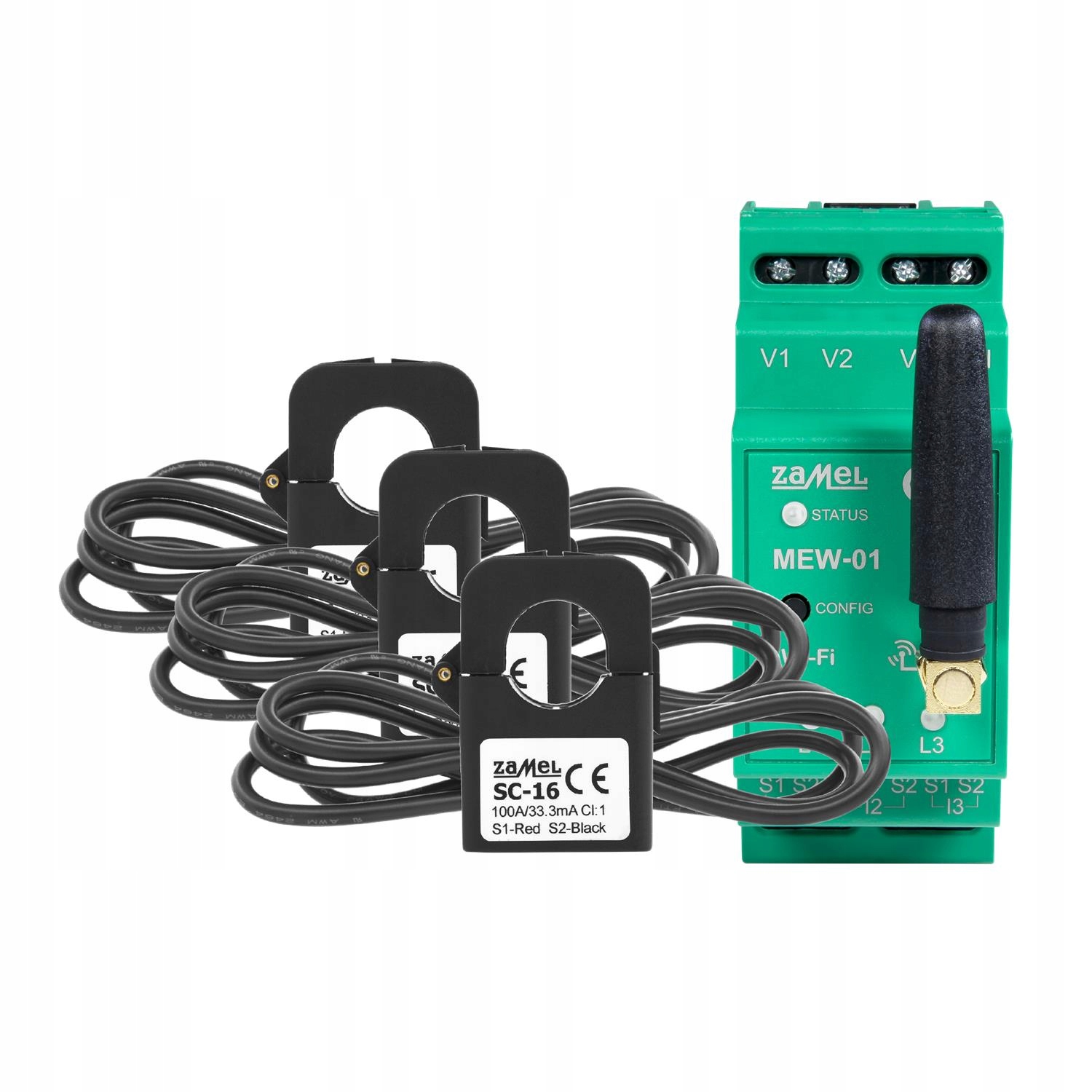 

Monitor Energii Elektrycznej Wi-fi 3F+N MEW-01