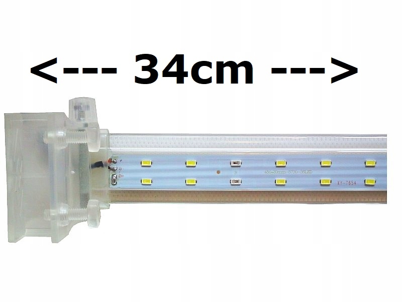 

Oswietlenie Akwarium 24x Led 12W biała niebieska