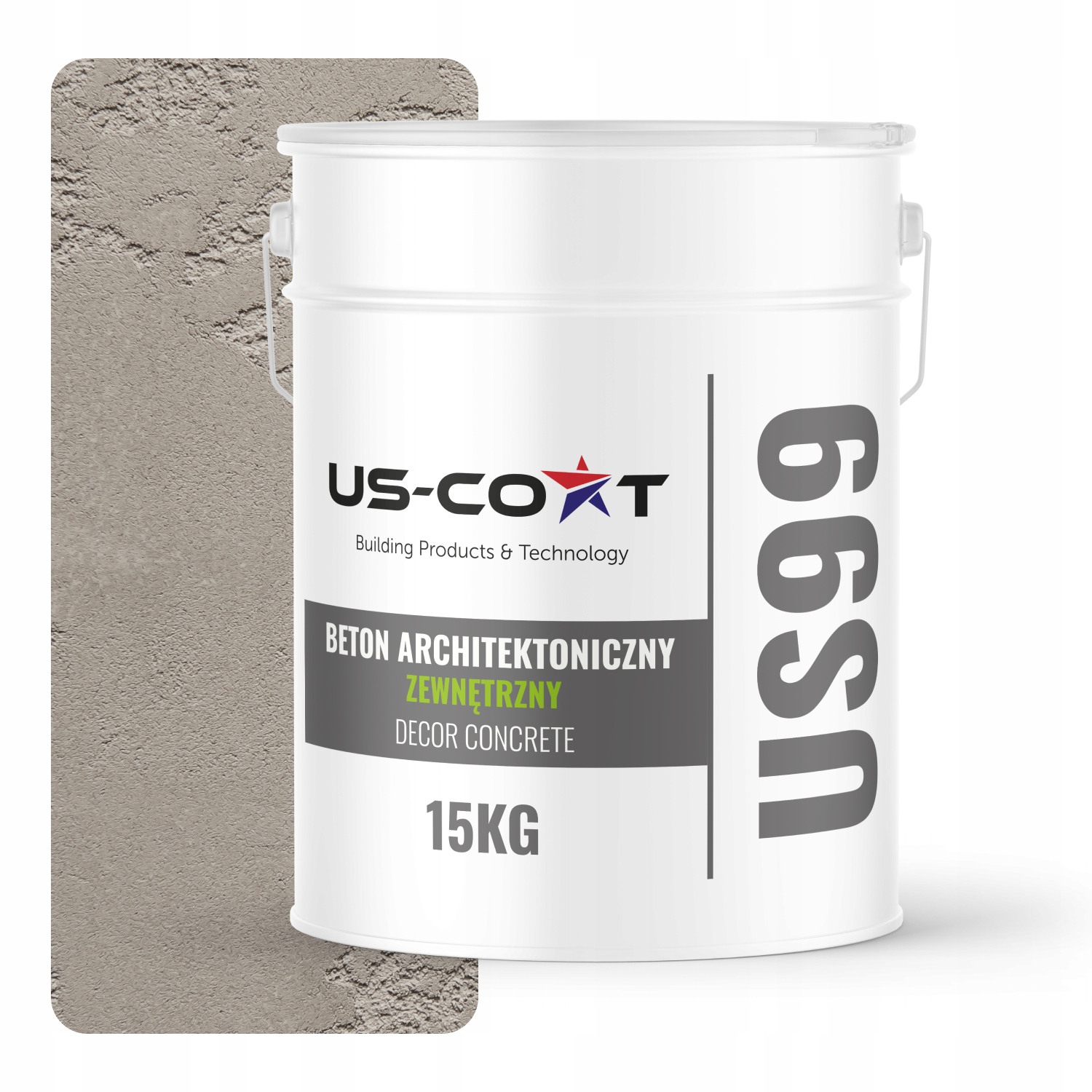 Architektonický Betón Vonkajší Sivý Svetlý F264 10 m2 15 kg Omietka Na Stenu