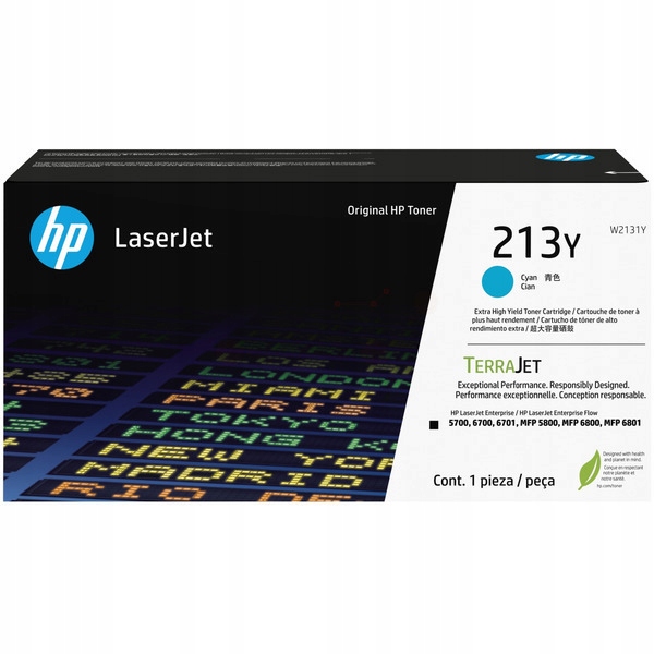 Hp Originálny modrý toner s extra vysokou výťažnosťou 213Y
