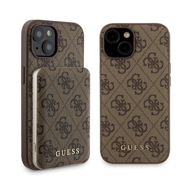 Guess MagSafe 4G Metal Gold Logo Sada puzdier Power Bank