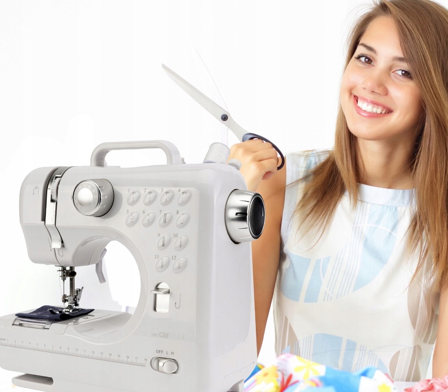 Šicí stroj přenosný mini Led Clatronic Nm 3795