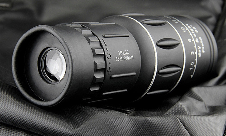 MONOKULAR LUNETA LORNETKA 16×52 ETUI Cechy dodatkowe DZIEŃ NOC