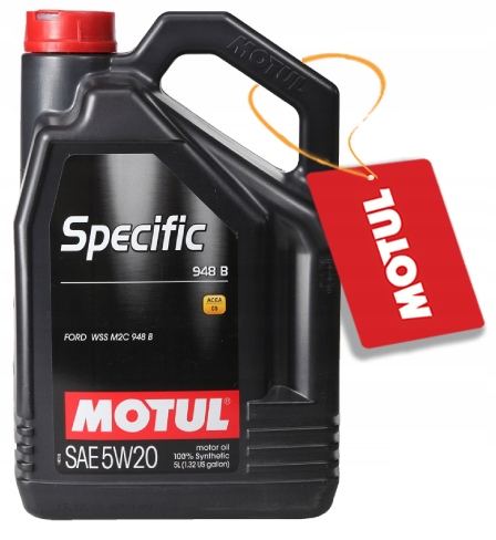 

Motul Specific 948B 5W20 5L Acea C5 Ford Ecoboost