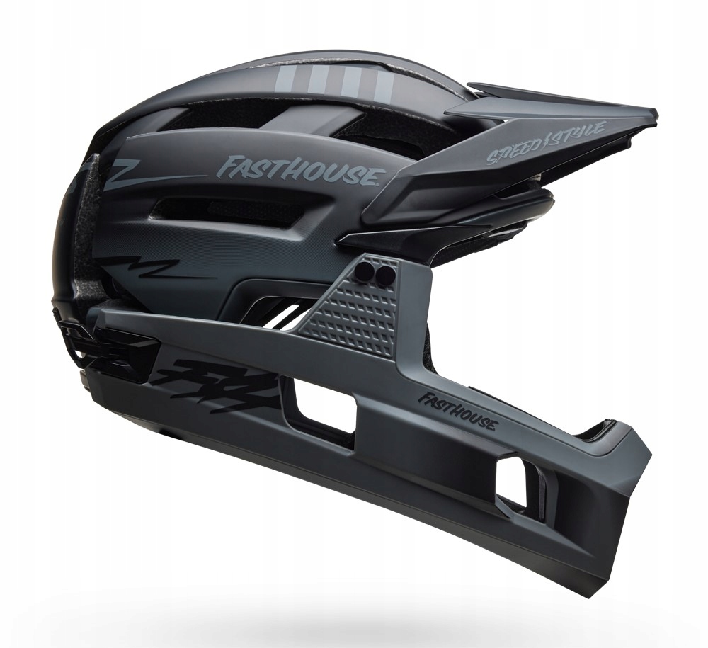 Helma Bell Air R Mips 55-59 Odnímatelná Čelist Enduro mt blk fasthouse