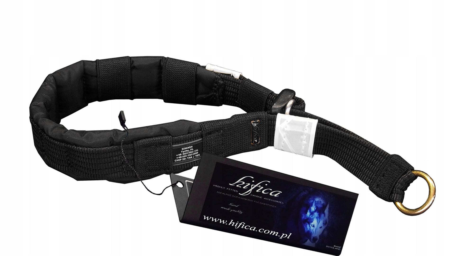 Levně Polostahovací obojek pro velkého psa Lehký, nastavitelný Hifica No Lock Pp ML