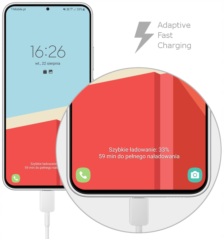 Ładowarka sieciowa org do OnePlus NORD 2T 5G Marka Samsung