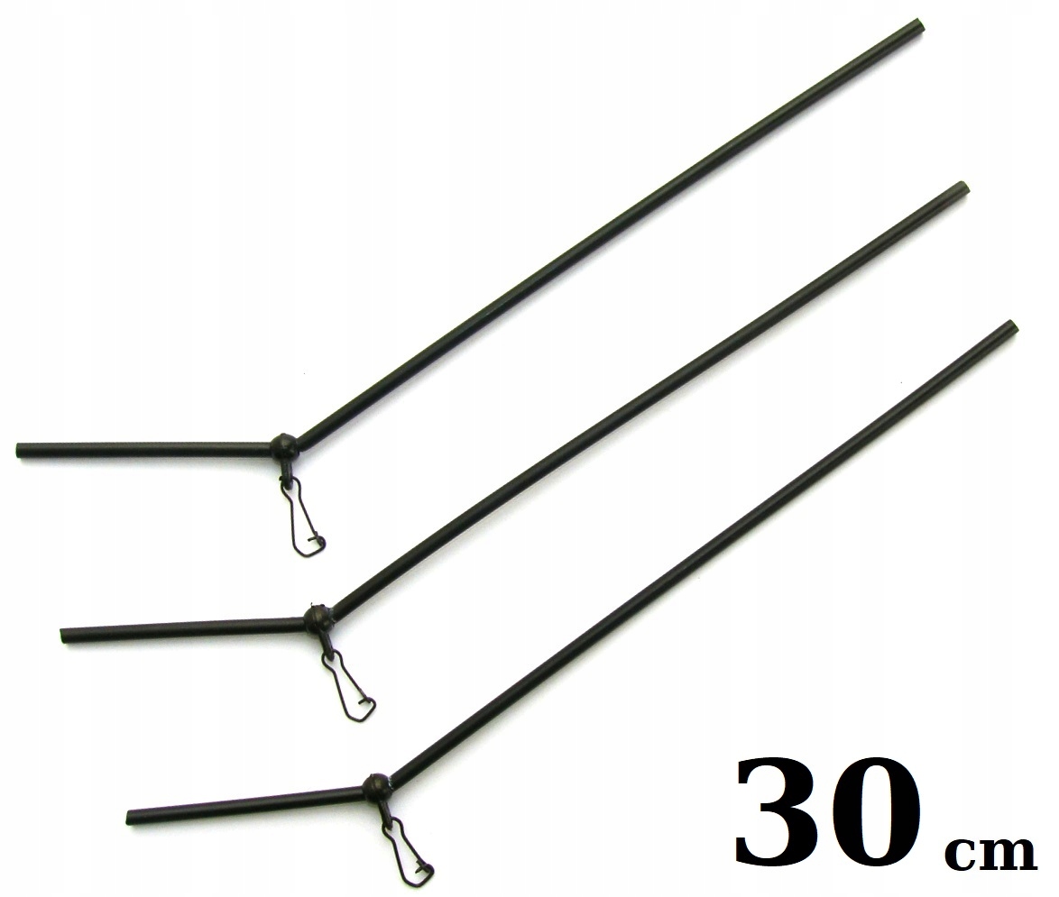 3 x Rurka Antysplątaniowa Gięta 30 cm Do Zestawów < 60 gr. Light Feeder