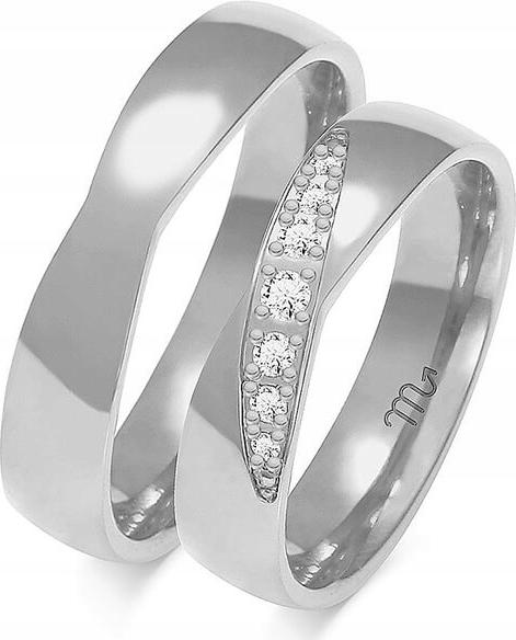 Zlatý prsten s diamantem 585 pro svatba vel. 8 9 10, originální s gravírováním 14k