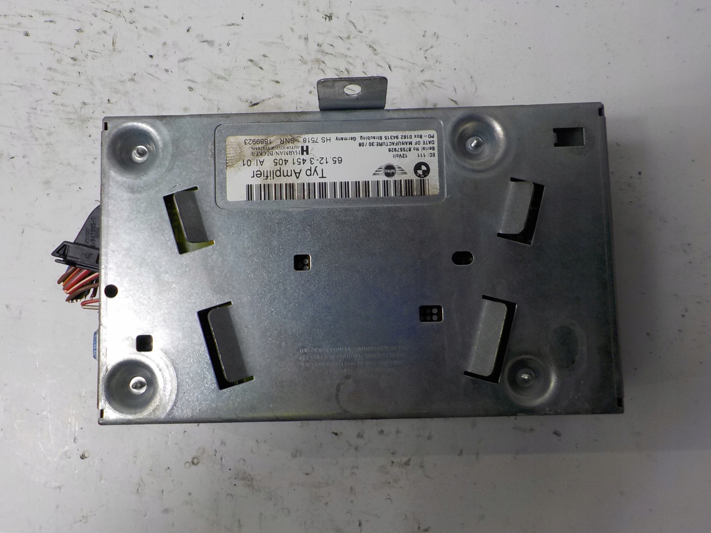MINI R56 Amplificateur RADIA 65.12-3 3451405