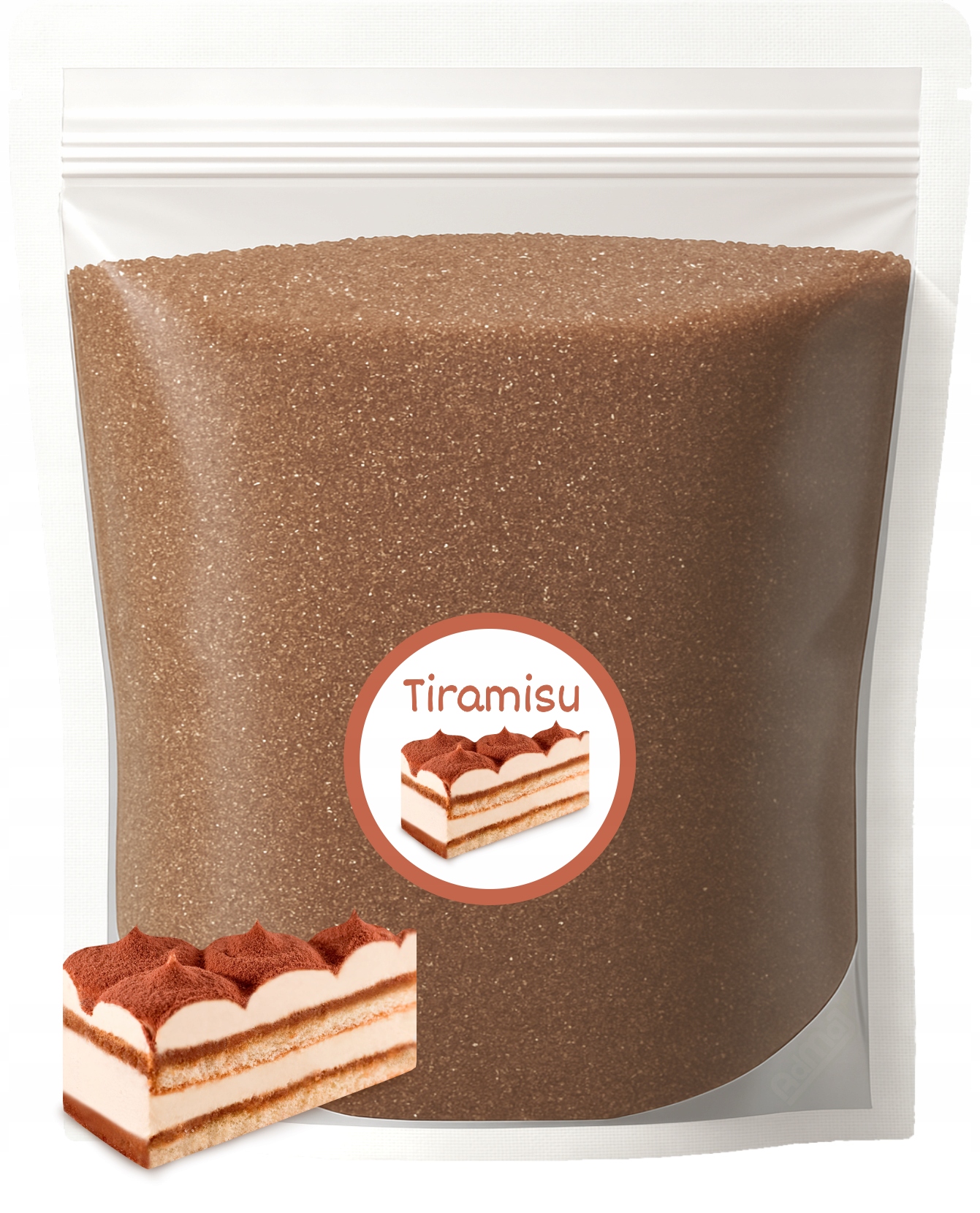 Cukr 5 kg Hnědý Tiramisu na cukrovou vatu Barevný Chutný Suchý Doypack