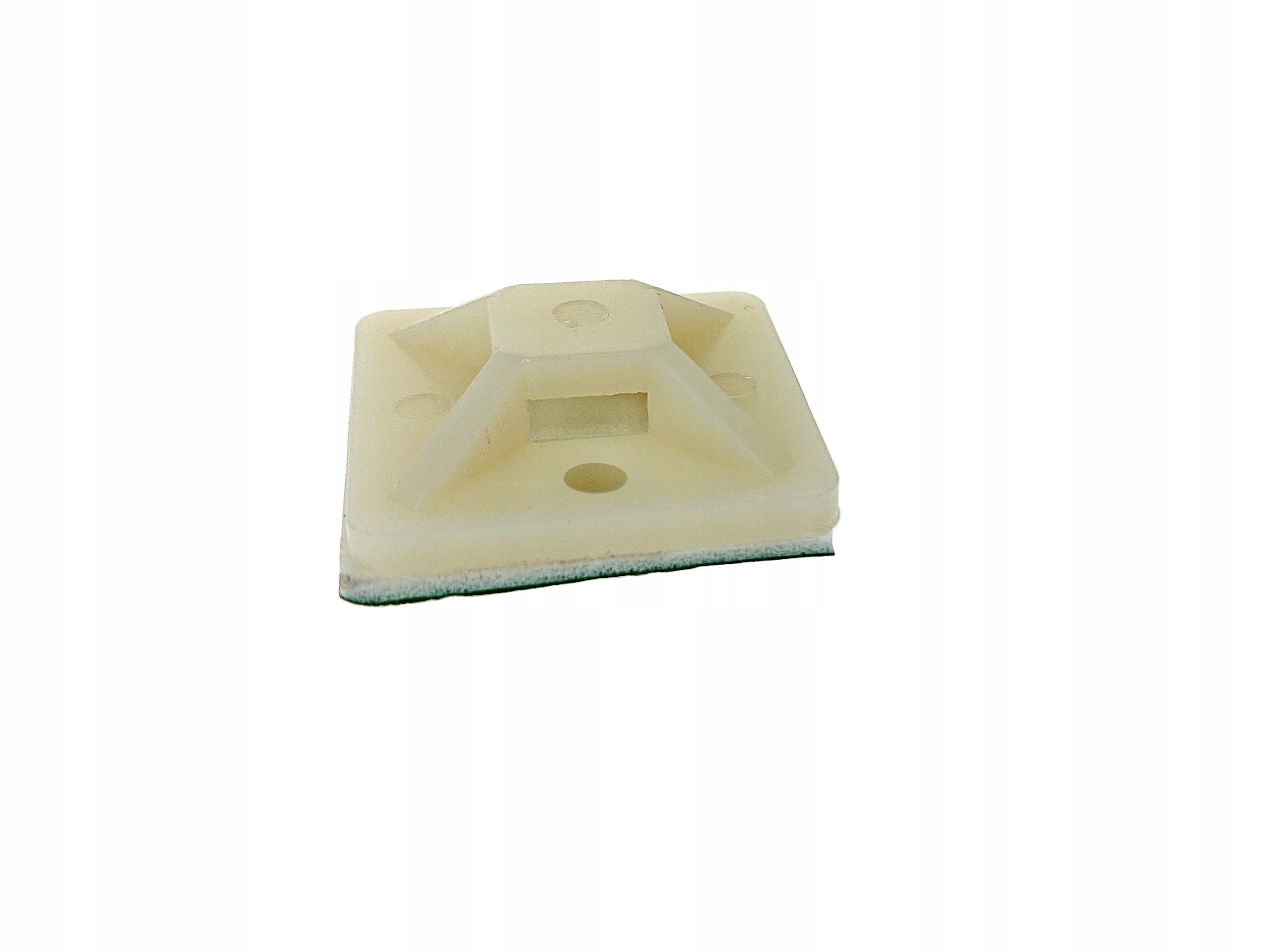 UCHWYT DO KABLI SAMOPRZYLEPNY MOCUJĄCY DO OPASKI KABLOWEJ PRZEWODÓW 30x30 Producent bez marki