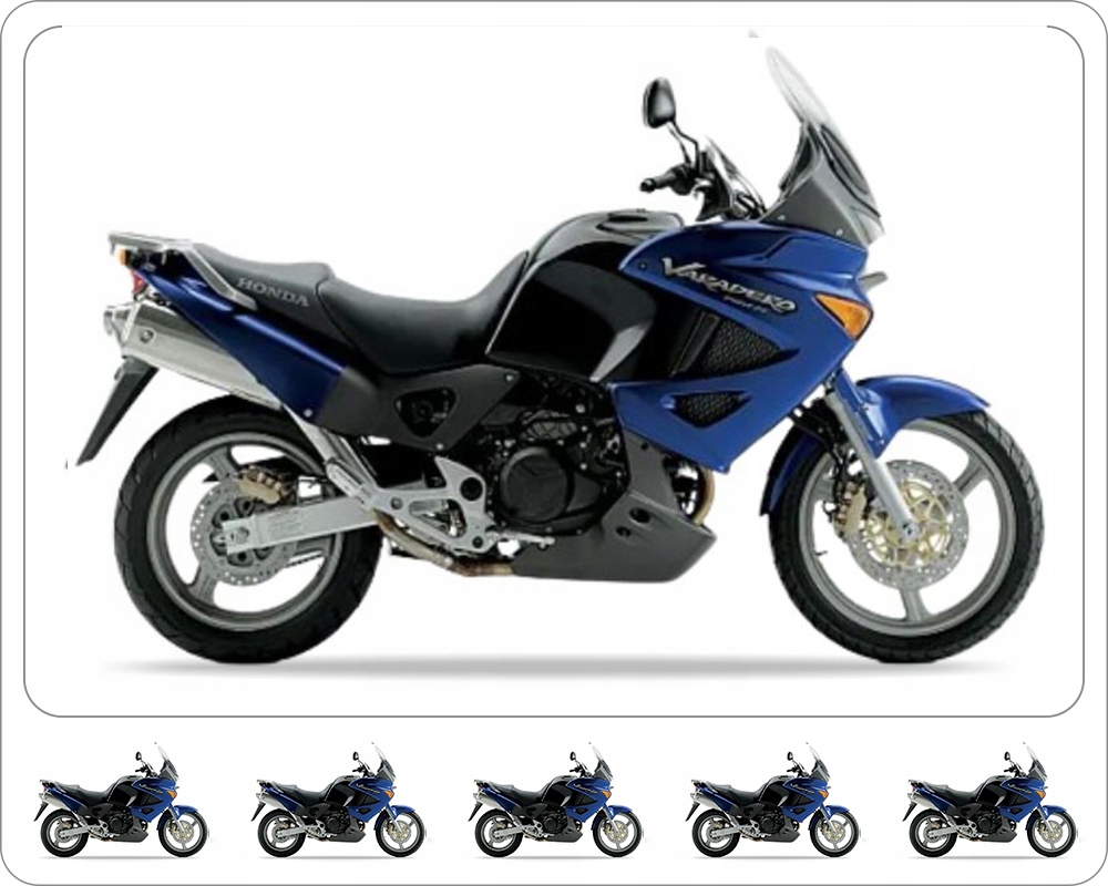 Samolepky Juula Pro Honda XL 1000 V Varadero 2003-2004 Modré PB341