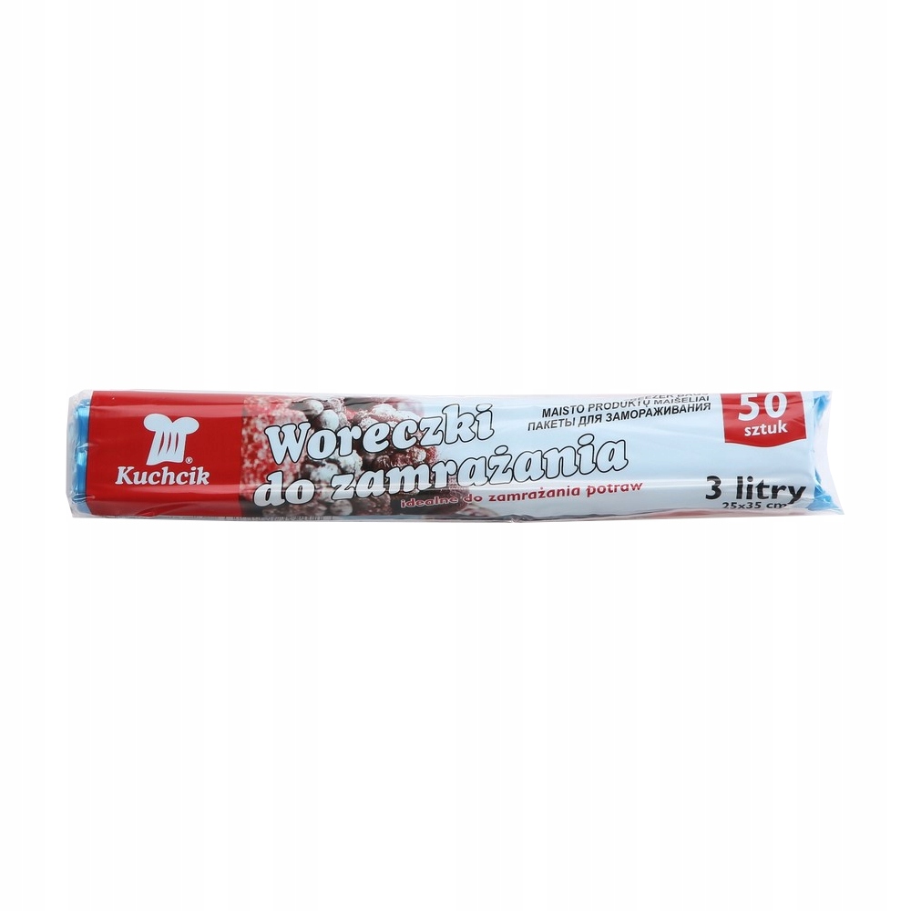 

Woreczki foliowe 25x35 do zamrażania 3l 50szt.