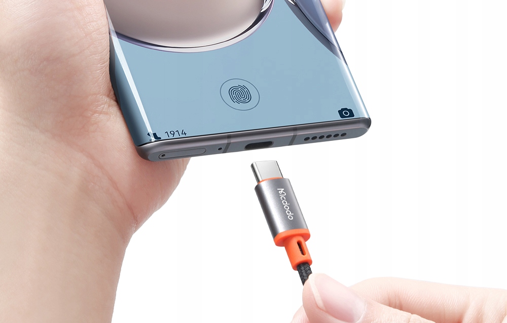 MCDODO WYTRZYMAŁY KABEL PRZEWÓD USB TYP C DO MINI JACK 3.5MM AUX 1.2M Model CA-0820