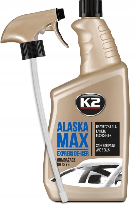 K2 ALASKA ODMRAŻACZ DO SZYB -70C ATOMIZER 700ml SKUTECZNE ODMRAŻANIE SZYB