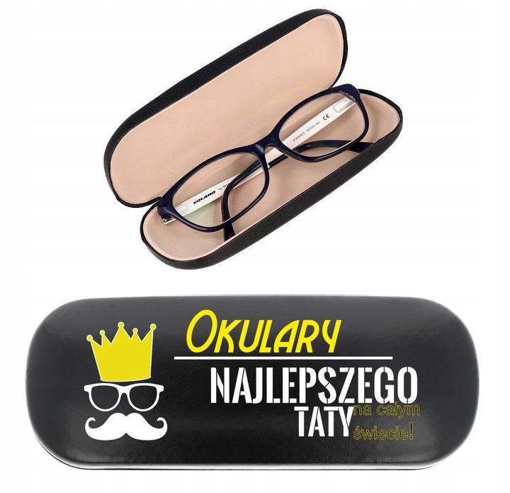 ETUI POKROWIEC OKULARY NADRUK na Dzień TATY Ojca