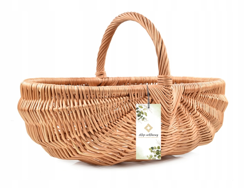 Proutěný koš Kobílka Na kartofle Nakupování Polsko Dárkový košík 45 cm