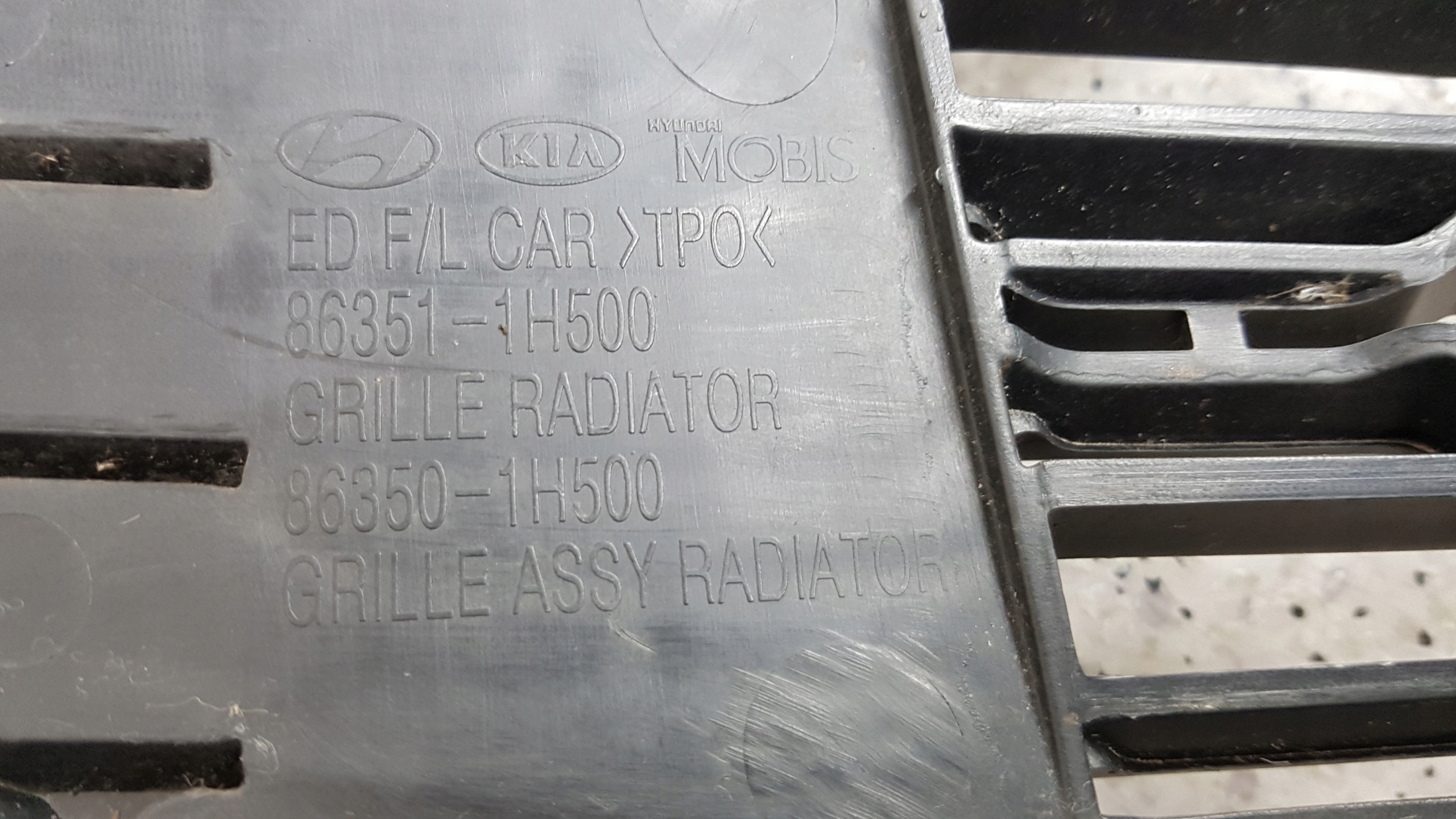 KIA CEED and LIFT 2009 - front PREKLADgrill bumper front 3720