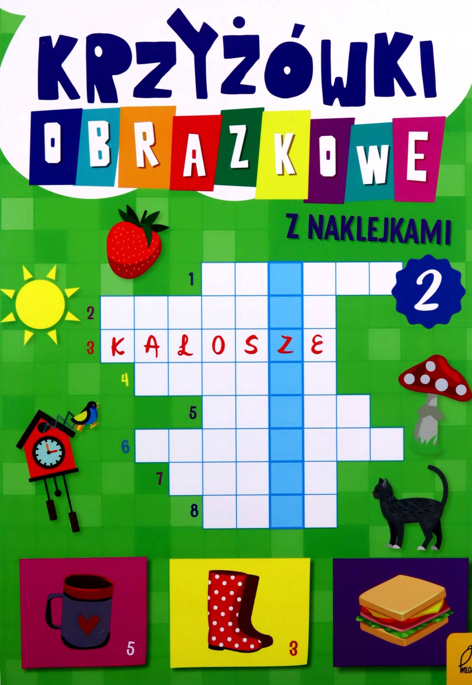 

Krzyżówki Obrazkowe Z Naklejkami [książka]