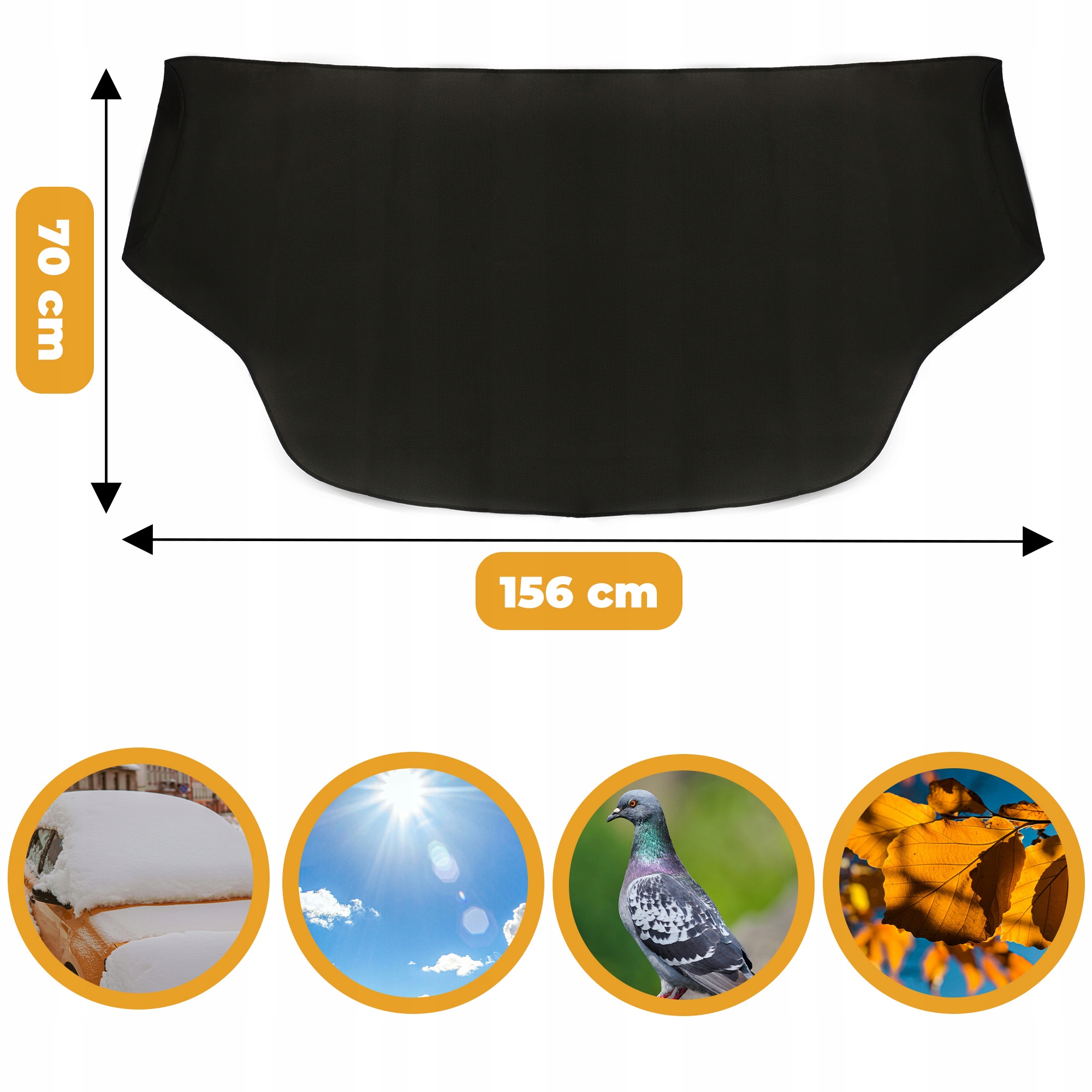 MATA OSŁONA PRZECIWSZRONOWA ANTYSZRONOWA CZARNA Producent Begris