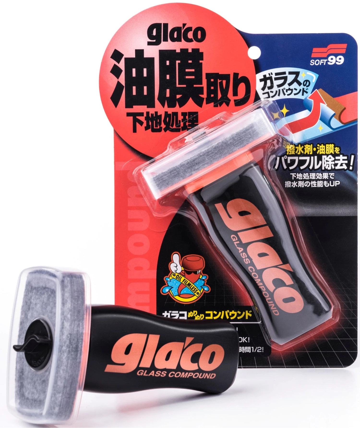 SOFT99 Glaco Glass Compound Roll On Do Czyszczenia I Polerowania Szyb