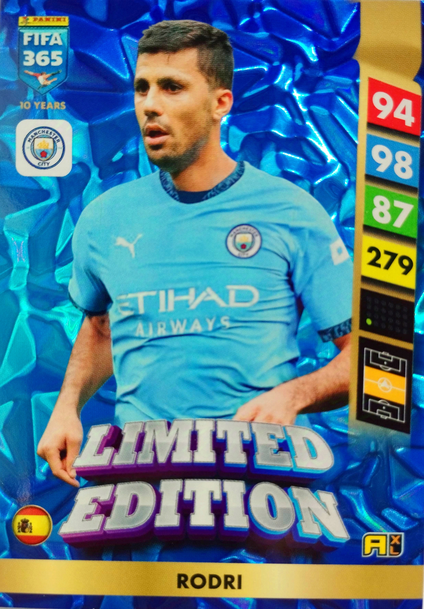 Panini Fifa 365 2025 Limited Rodri Manchester City