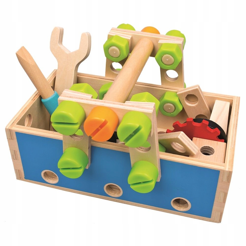 

Skrzyneczka Śruby Narzędzia Klocki Drewno Mertens