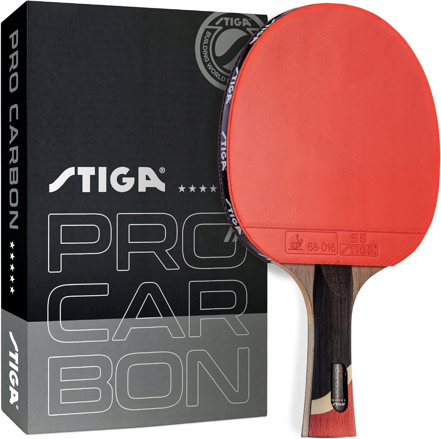 Pálka na stolní tenis Stiga Pro Carbon 5-STAR Premium Quality