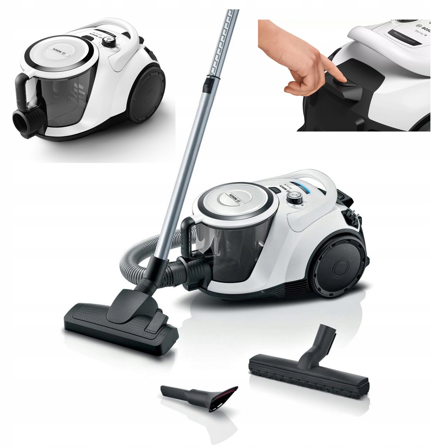 Vysavač Bosch BGS41K332 550W 2,4L Hepa Příslušenství 2v1 Výkonný