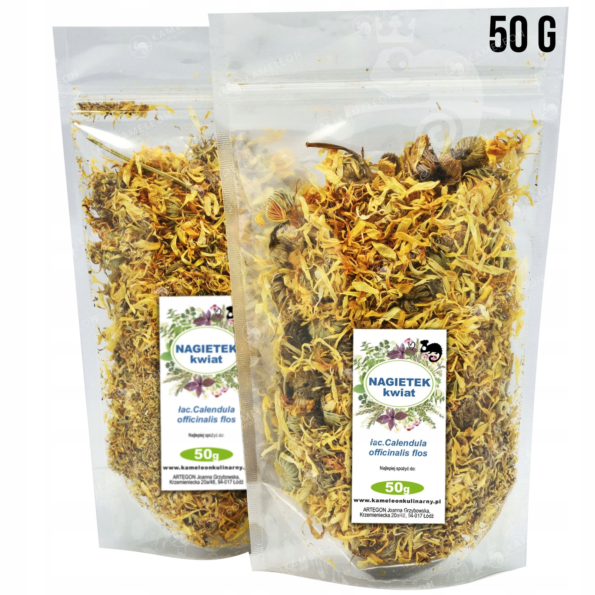 

Nagietek Lekarski suszony Kwiat 50g zioła