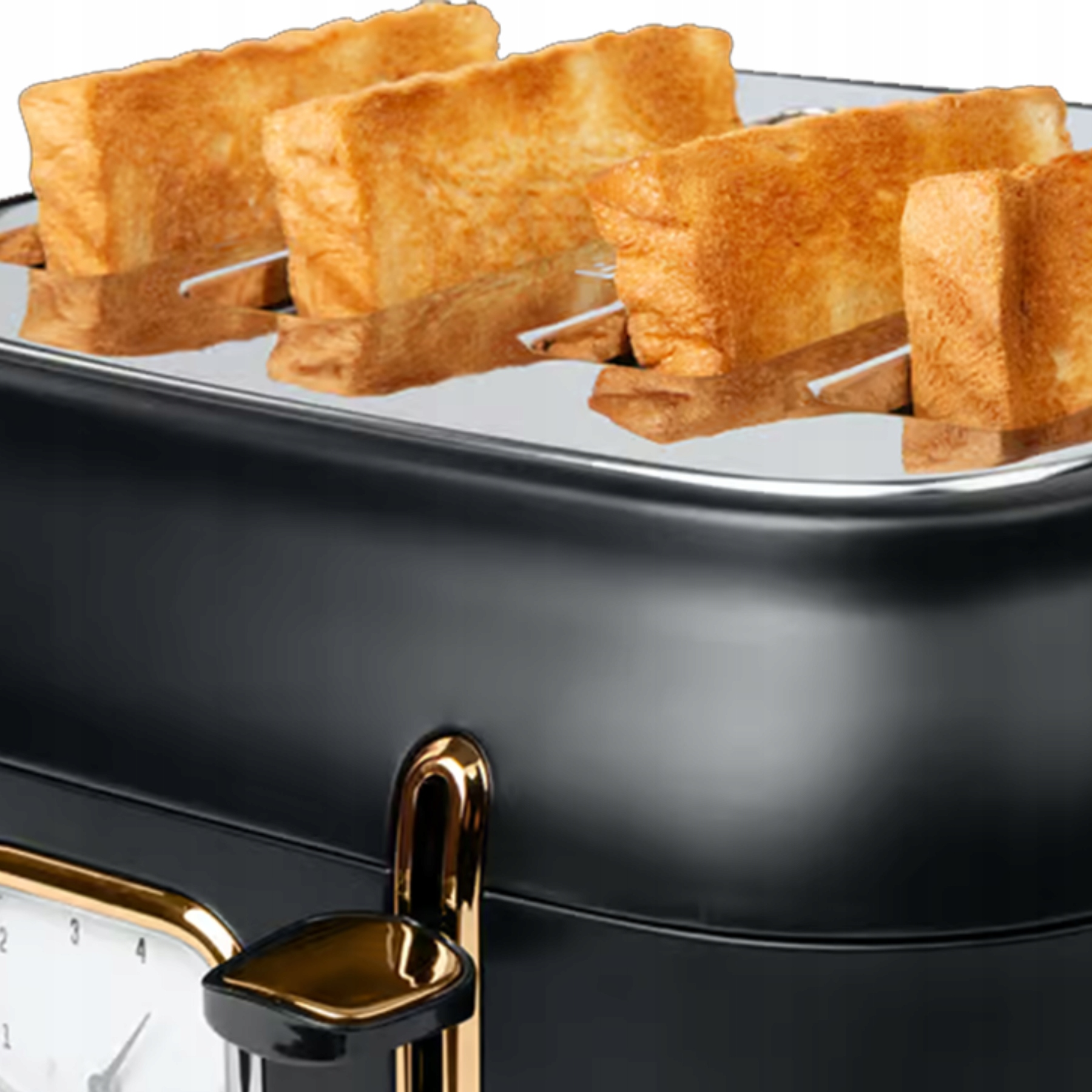 TOSTER VINTAGE CZARNY MUSE MS-131BC 1800W 4 SLOTY Marka Muse