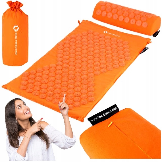 Akumata Mata Do Akupresury Zestaw Z Poduszką XXL