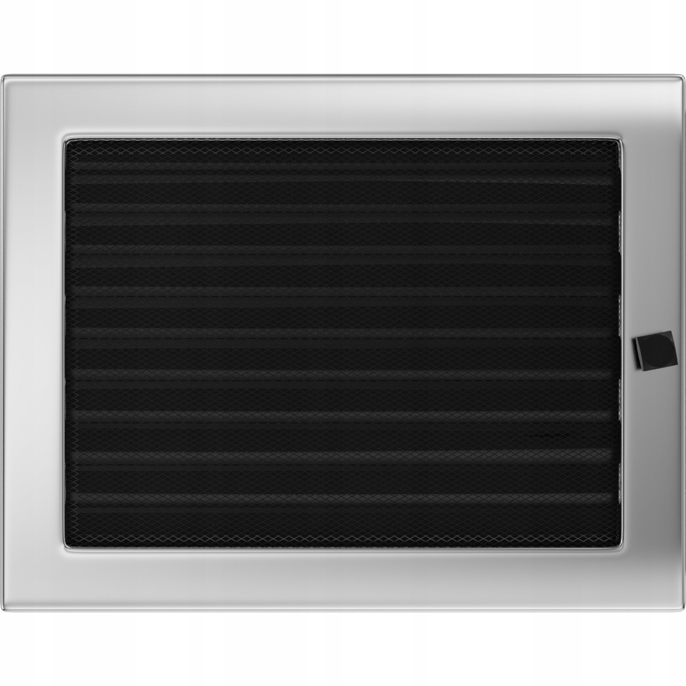 Ventilační mřížka 22x30 niklovaná s žaluzií